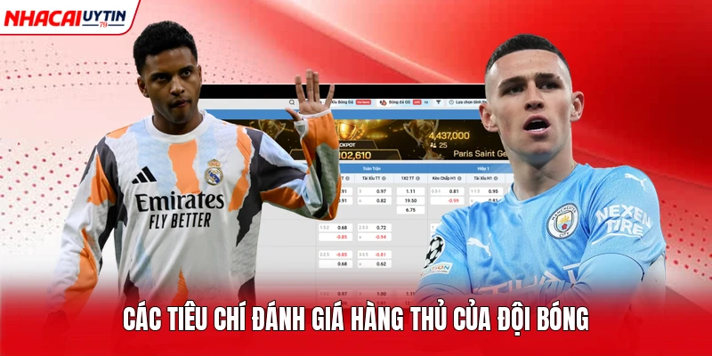 Các tiêu chí đánh giá hàng thủ của đội bóng