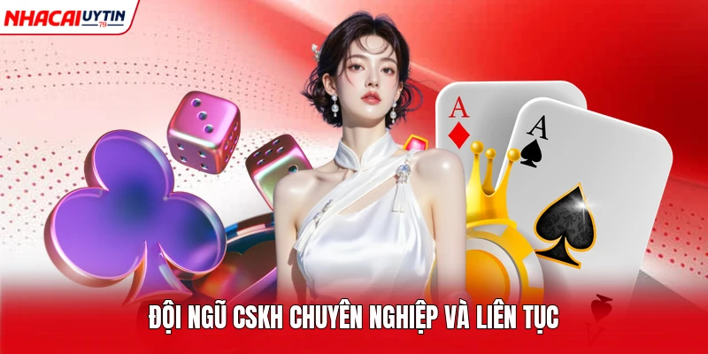 Đội ngũ CSKH chuyên nghiệp và liên tục