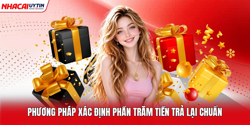 Phương pháp xác định phần trăm tiền trả lại chuẩn